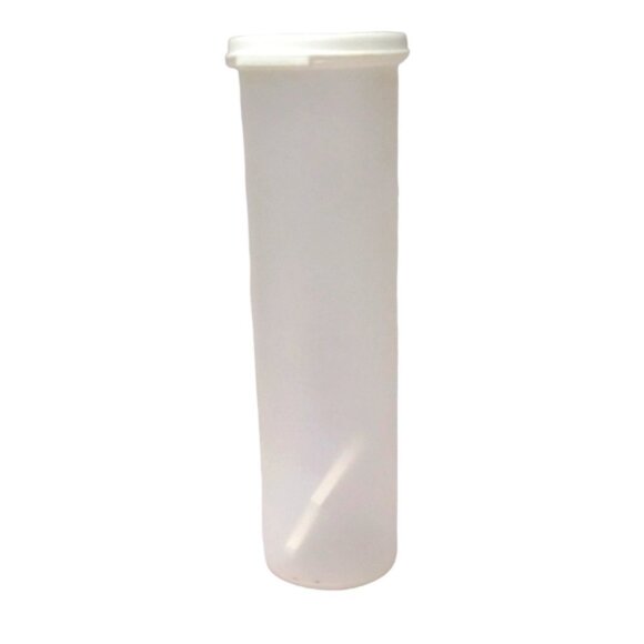 Vintage Tupperware Spaghetti Storage Container 1661-2 with White Lid - Picture 2 of 6